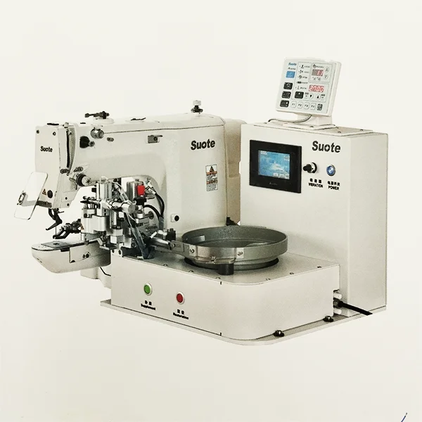 ماشین اتوماتیک دوخت دکمه با تغذیه خودکار SUOTE – مدل ST-8438D-868