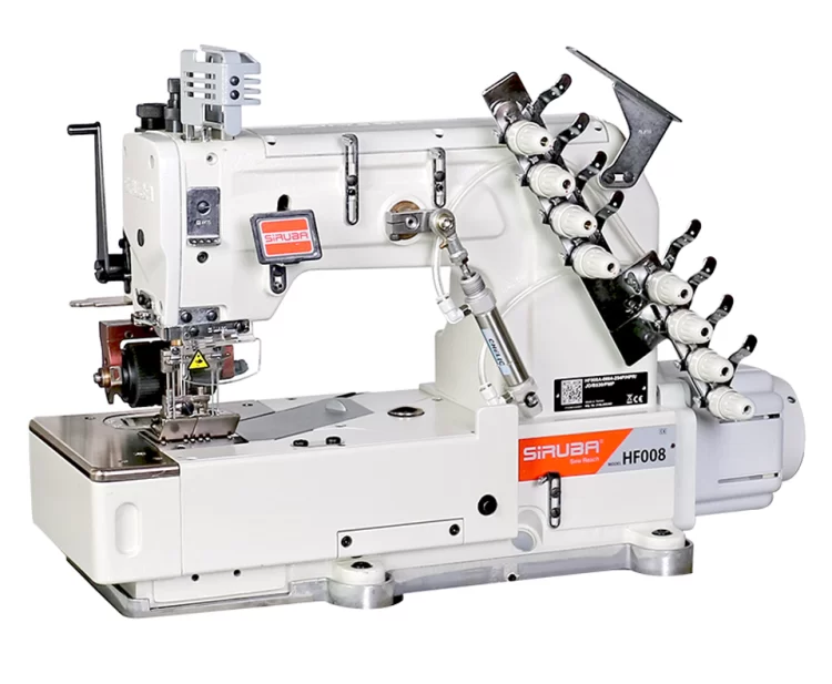 چرخ خیاطی صنعتی کمر کش 6 سوزنه سیروبا HF008-0664-254P